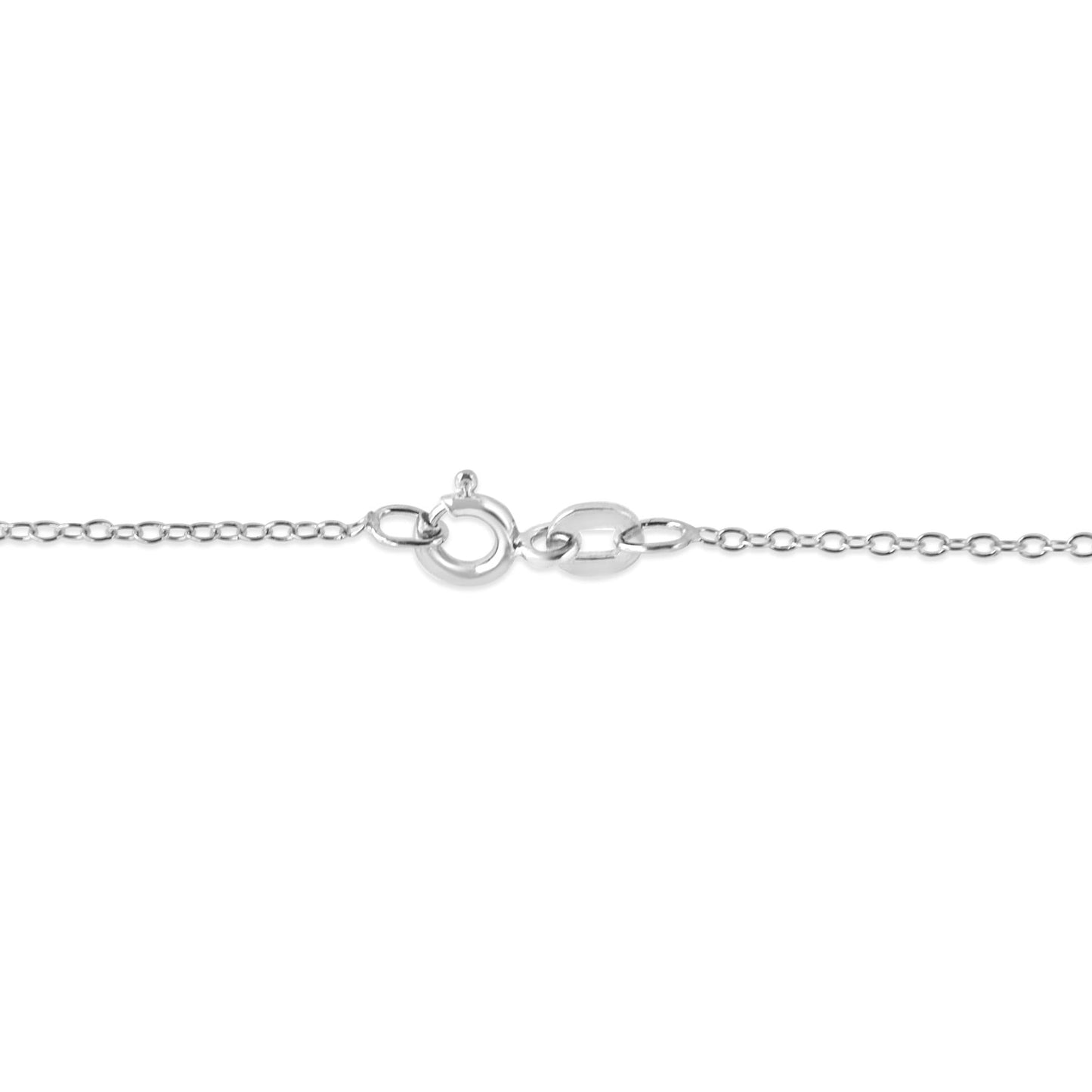 .925 Sterling Silver Round Cut Diamond Accent Cross Pendant Necklace - Desire & Hope
